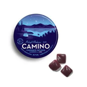 Camino Midnight Blueberry Weed Gummies Native Sun Hudson