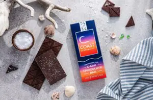Coast Cannabis Co. Dark Chocolate Sea Salt weed chocolate bar