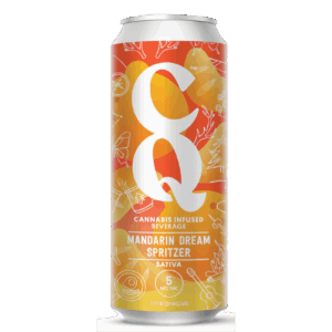CQ Tangerine Sunrise Spritzer cannabis beverage
