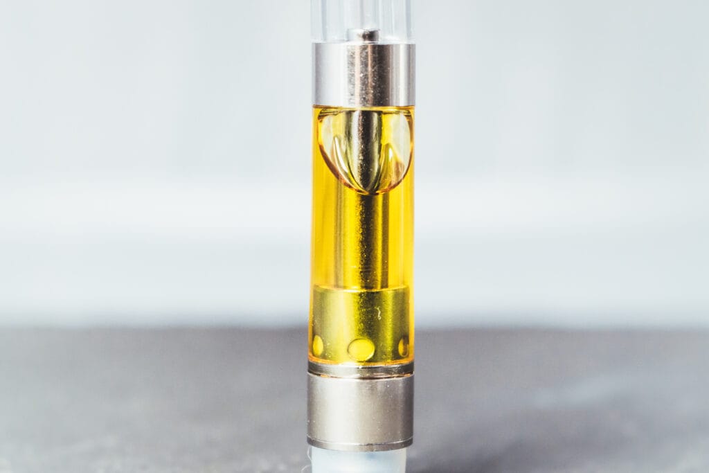 live resin cannabis vape cartridge