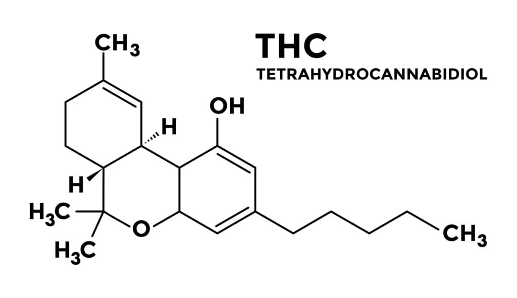 chemical formula of THC